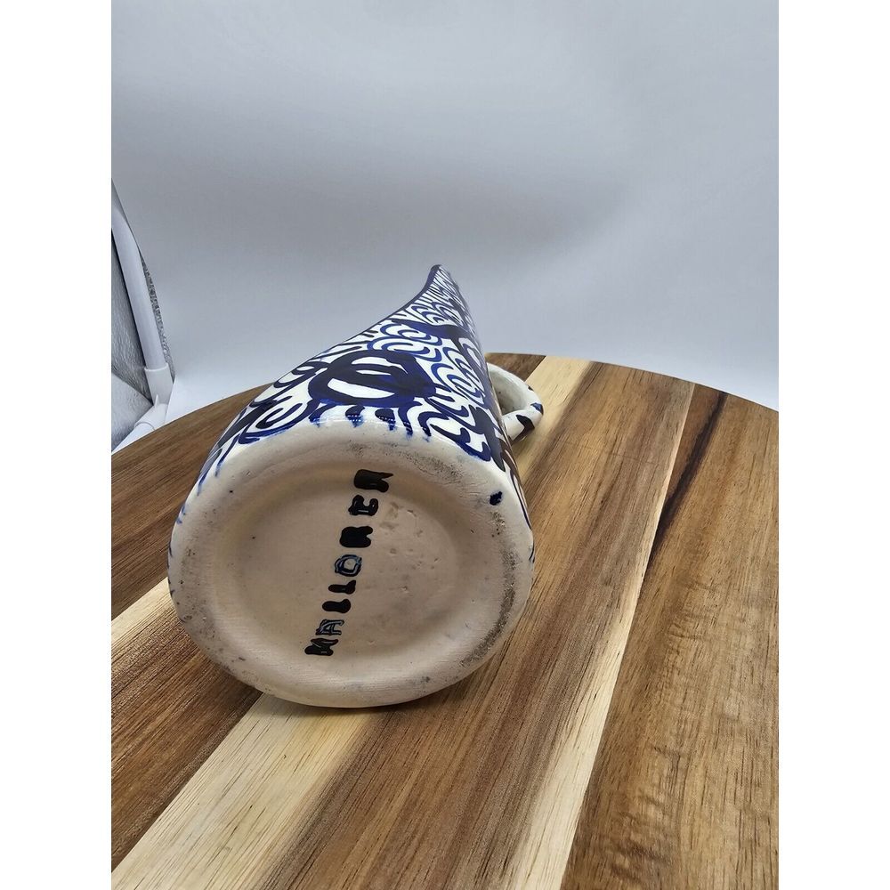 Mallorca Handle Painted Ceramic Candle Lantern‎ - Picture 6 of 10